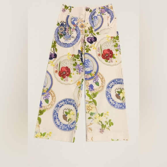 Anthropologie Pants - Anthropologie Maeve Colette Porcelain Print Pants NWT Size 29
